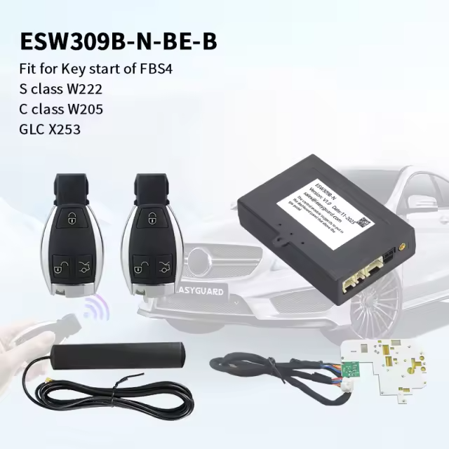Mercedes Keyless System for W205, old key without start stop - ESW309B-N-BE-B