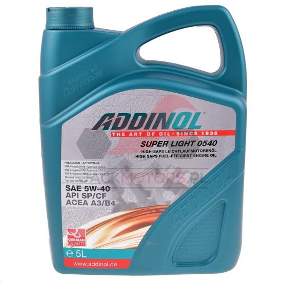 Addinol 5w40 Engine Oil